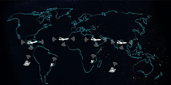 طرح شبکه مخابرات جهانی مبتنی بر هواپیماهای تجاری