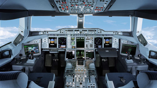 سیستم‌های نمایشگر هواپیمای A380